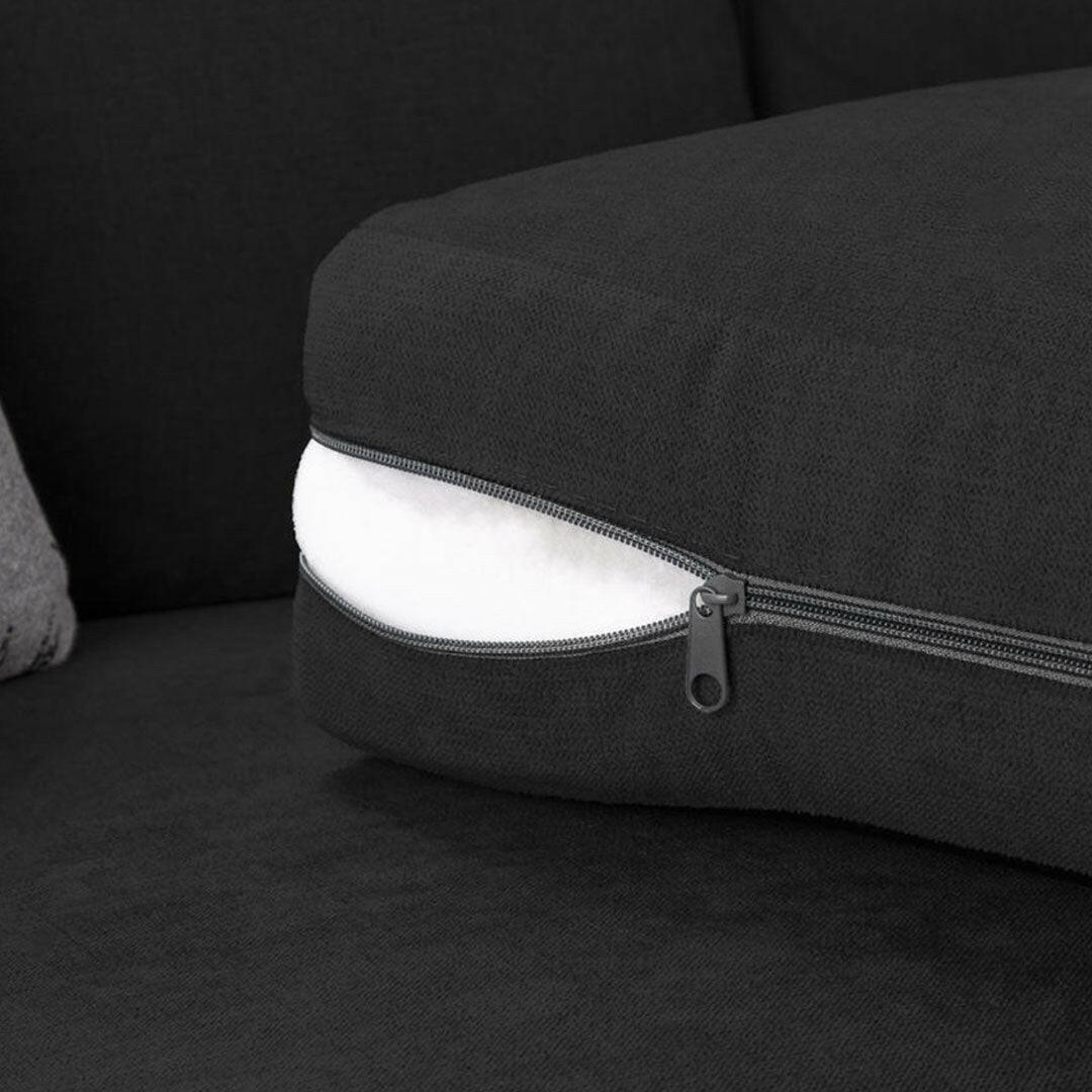 Verona Sofa 3+2 seater High Back Black