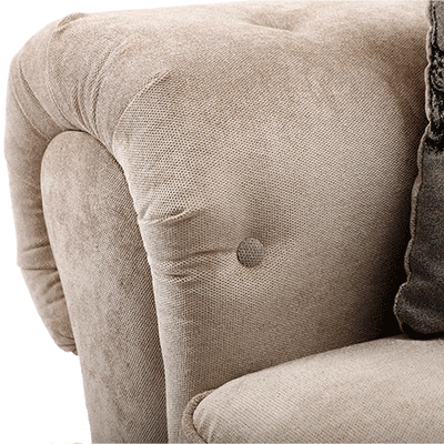 VERONA SCATTER BACK 3 SEATER SOFA MINK