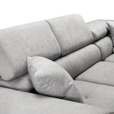 Anton Sofa bed Corner Sofa Bed With Storage Box Grey