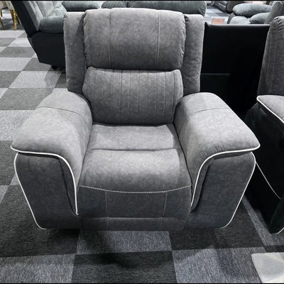 Hannah Electric Recliner 3+2 Sofa Micro Fibre Fabric